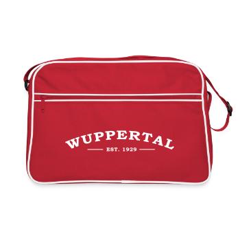 wuppertal_1929 - Retro Tasche - Rot/Weiß - Vorne