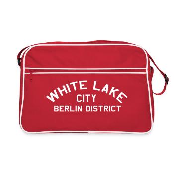 Berlin Weissensee - WHITE LAKE CITY - Retro Bag - red/white - Front