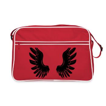 wings - Retro Bag - red/white - Front