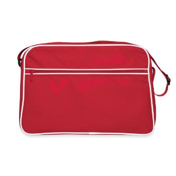 Antifaschistische Aktion (KPD / SPD) - Retro Tasche - Rot/Weiß - Vorne