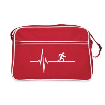 runner - Retro Bag - red/white - Front