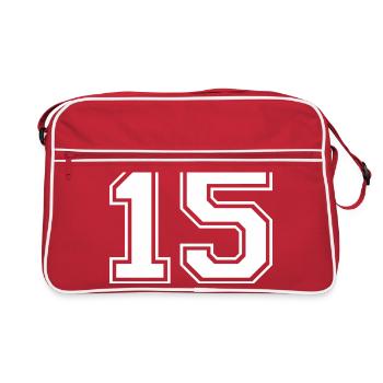 15 - Retro Bag - red/white - Front
