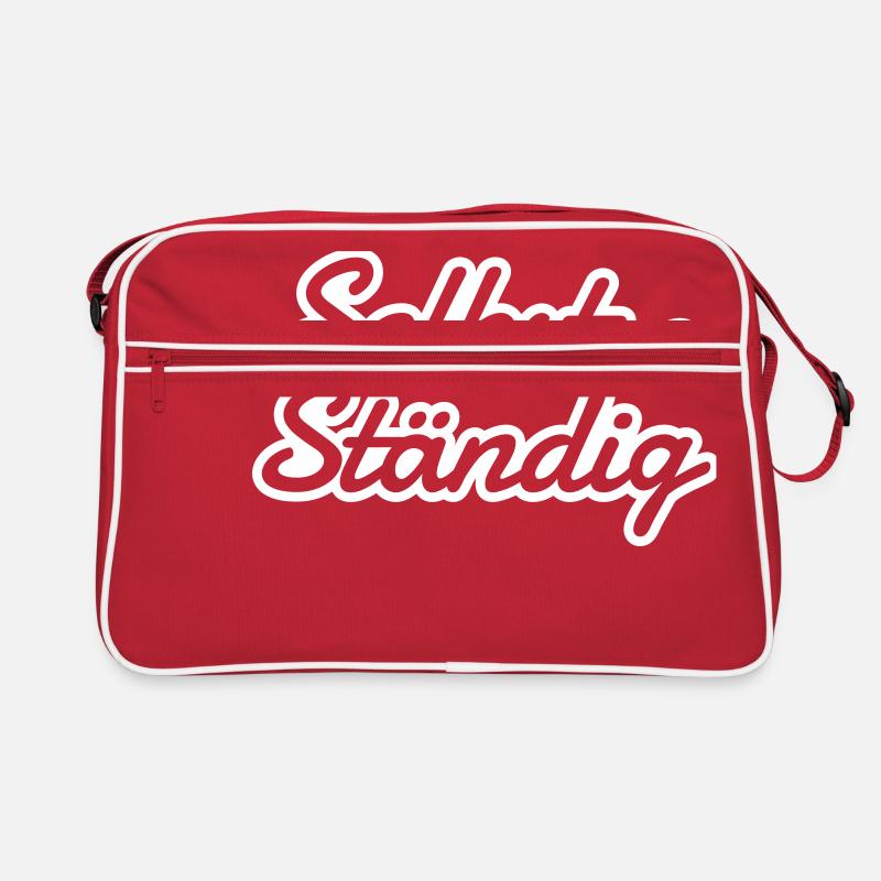 Selbstständig - selbst und ständig Retro Tasche