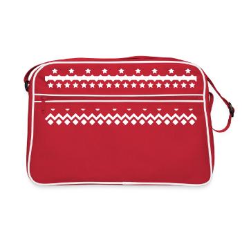 cannes de bonbon de noël - Sac Retro - rouge/blanc - Devant