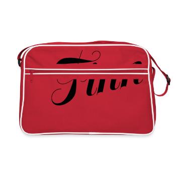 Finn - Retro Tasche - Rot/Weiß - Vorne