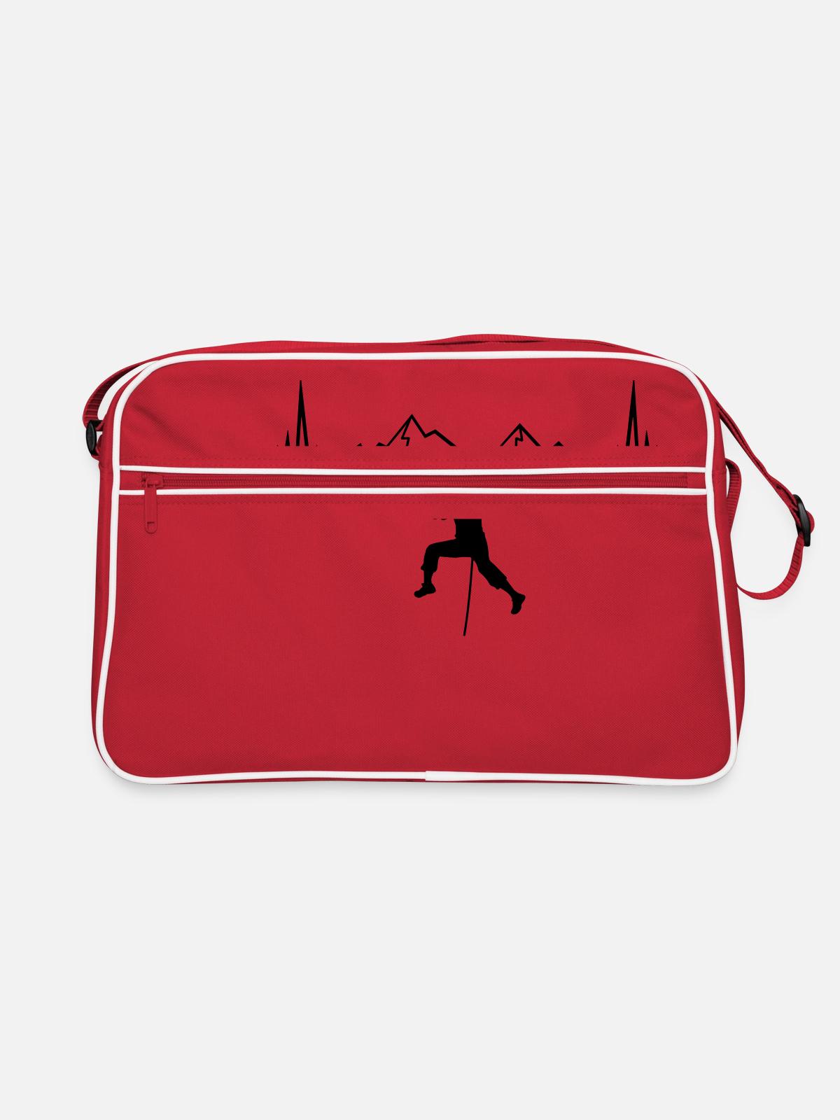 177777 - Sac Retro - rouge/blanc - Devant