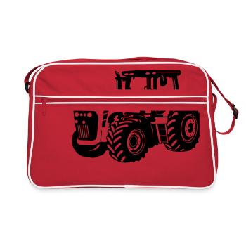 Tractor - Retro Bag - red/white - Front