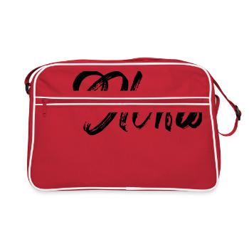 Ilona - Retro Tasche - Rot/Weiß - Vorne