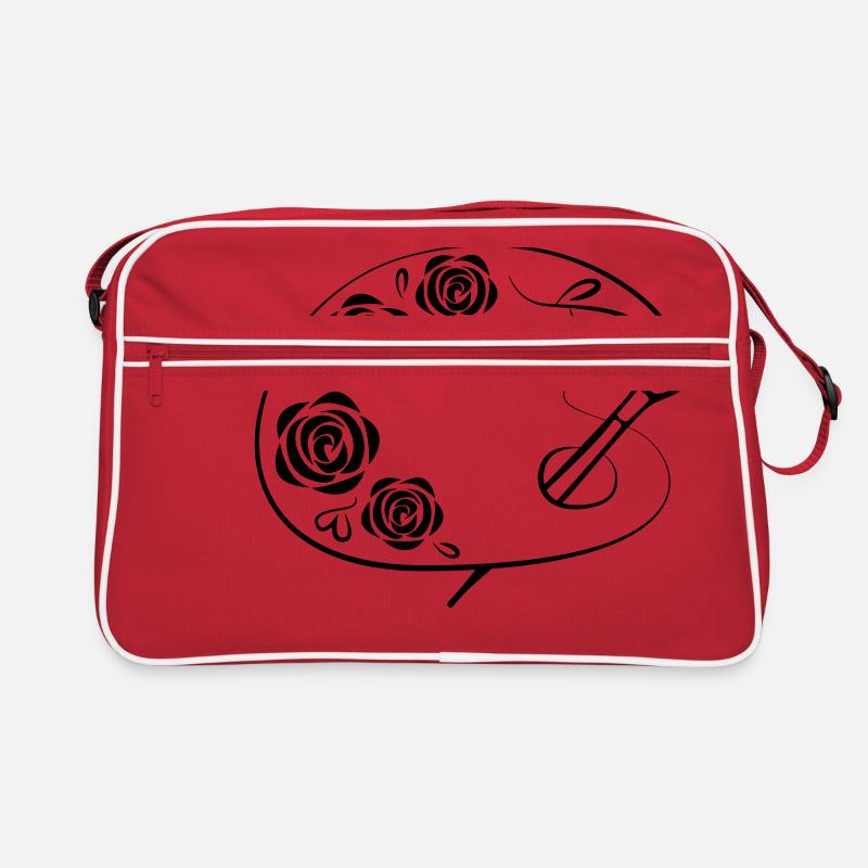 Farbpalette Malerei Vintage Retro Tasche