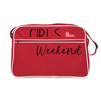 Week-end des filles - Sac Retro - rouge/blanc - Devant