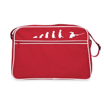 iaido evolution - Retro Tasche - Rot/Weiß - Vorne