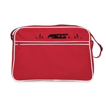 échelle du service d'incendie Heartbeat - Sac Retro - rouge/blanc - Devant