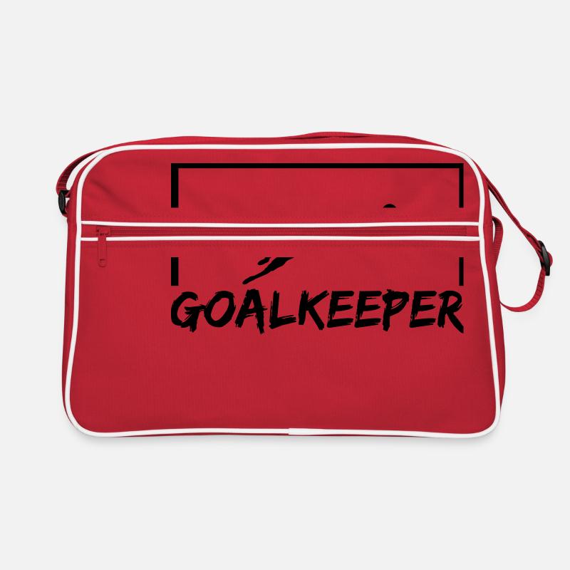 text goalkeeper cool goalie goalkeeper torhueter h Retro Bag