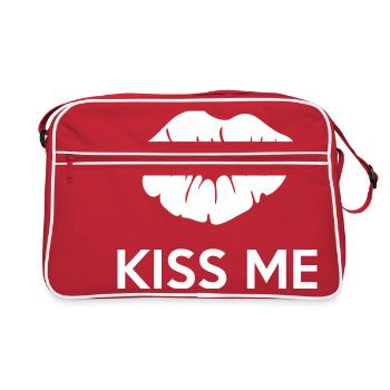 Kiss Me - Sac Retro - rouge/blanc - Devant