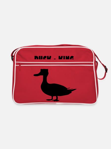 Duck Duck - King Partner Look - Retro Bag - red/white - Front