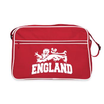 england with lion - Sac Retro - rouge/blanc - Devant