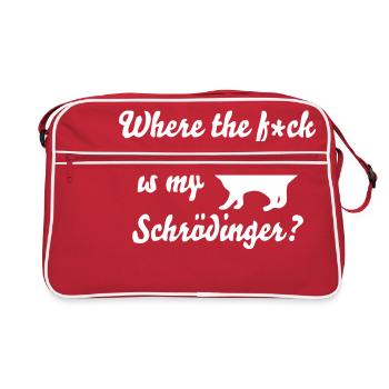 Chat de Schrödinger - Sac Retro - rouge/blanc - Devant