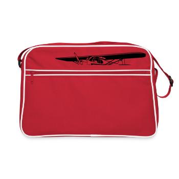 Piper Cub - Retro Bag - red/white - Front