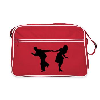 dancers 2 - Sac Retro - rouge/blanc - Devant