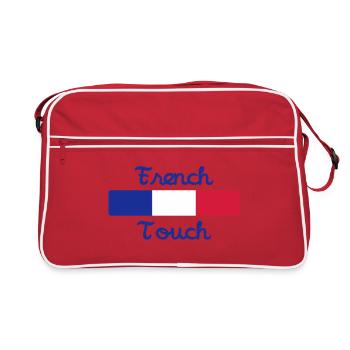 French Touch / France - Sac Retro - rouge/blanc - Devant