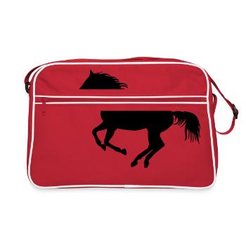 Wild Horse - Retro Bag - red/white - Front