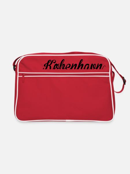 Copenhagen - Retro Bag - red/white - Front