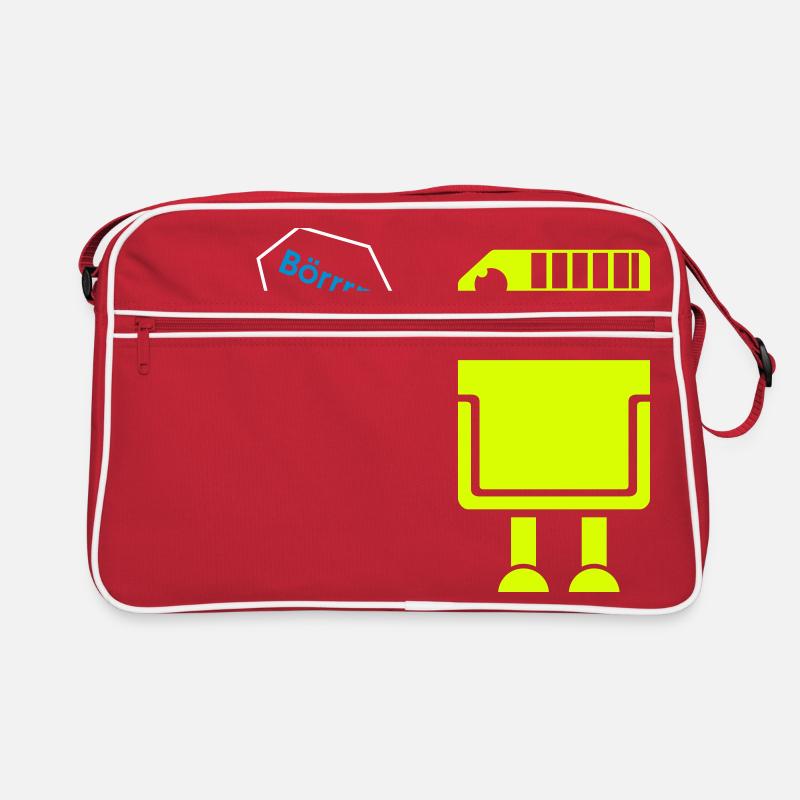 SD male - Retro Bag - red/white