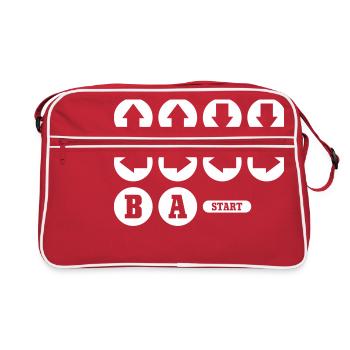 Cheat Code Video Game - Retro Bag - red/white - Front