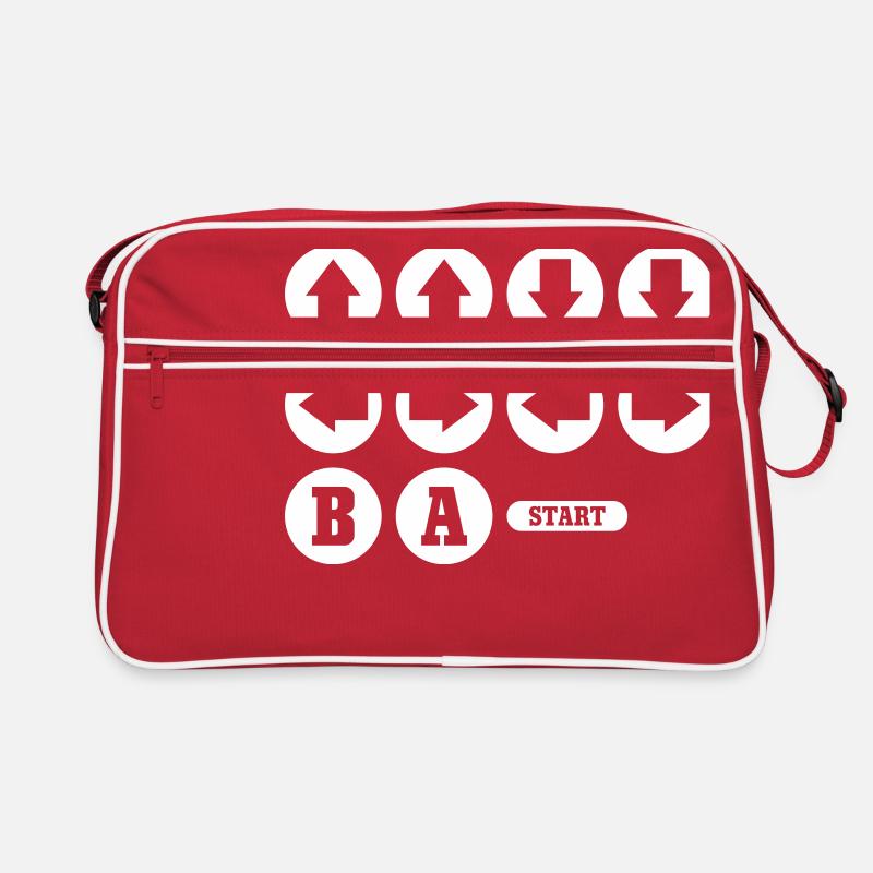 Cheat Code Video Game Retro Tasche