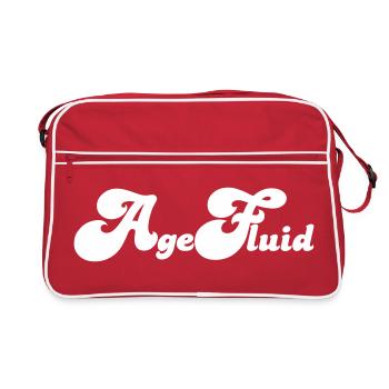 Agefluid - Sac Retro - rouge/blanc - Devant