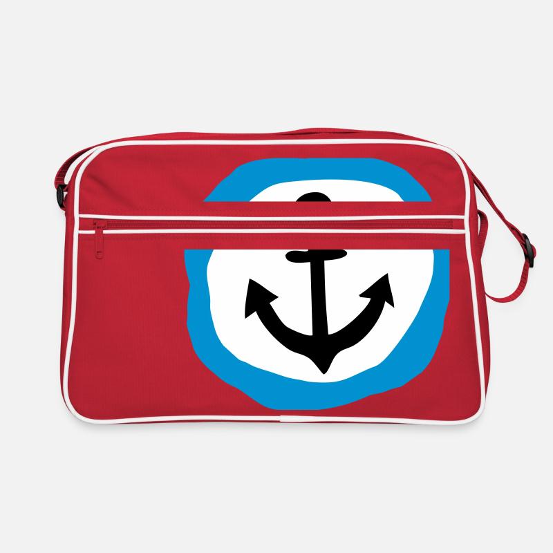 Anker Geschenk aus der Heimat maritim Seemann Retro Tasche