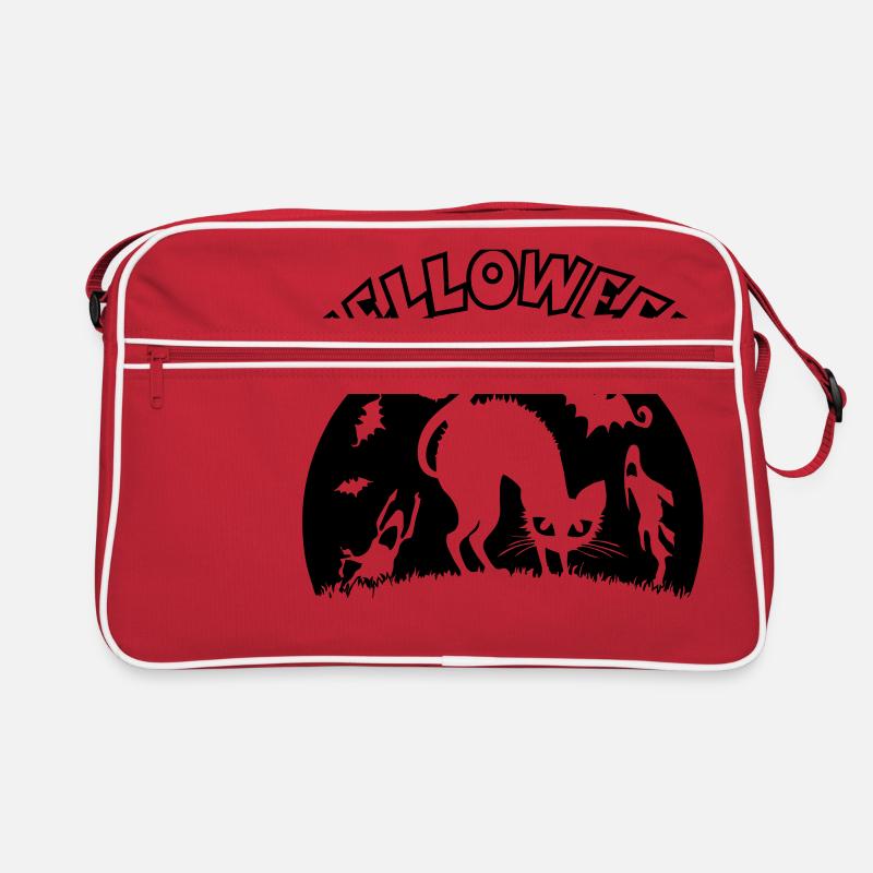 Helloween01 - Retro Bag - red/white