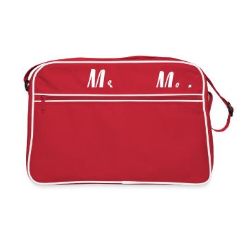 mr_and_mrs_2_hearts - Sac Retro - rouge/blanc - Devant