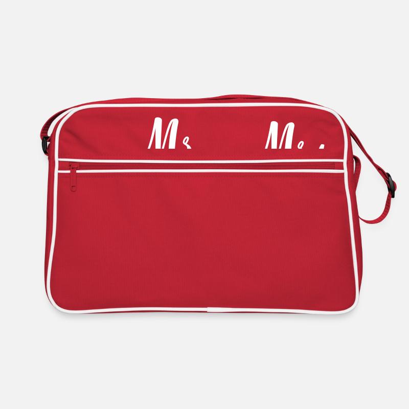 mr_and_mrs_2_hearts Retro Bag
