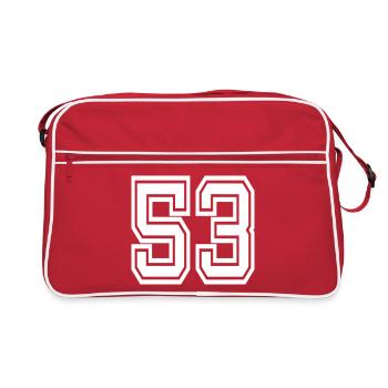 Rize 53 - Sac Retro - rouge/blanc - Devant