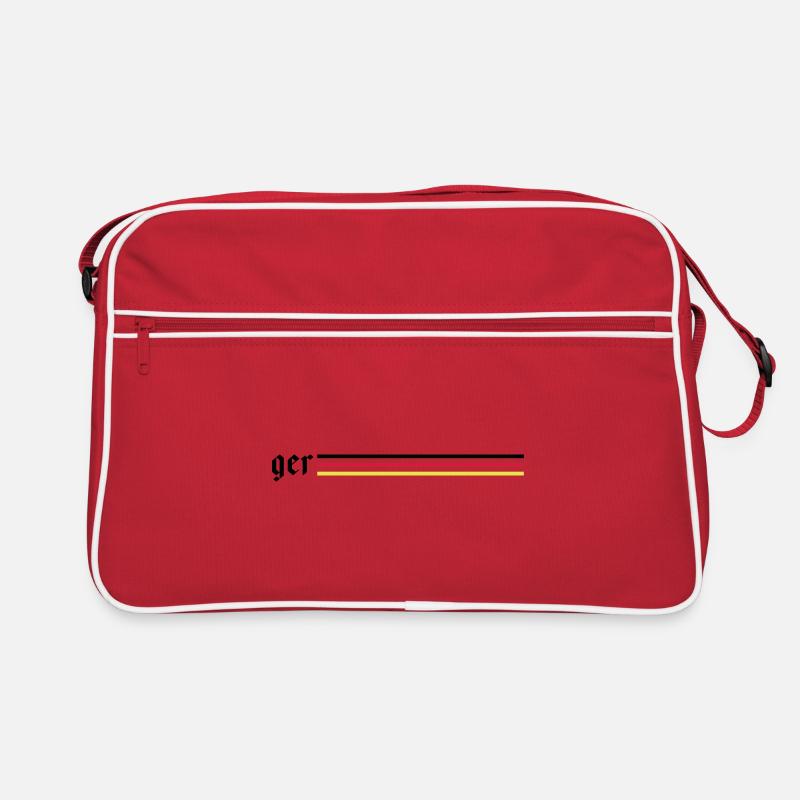 ger allemagne drapeau ligne Sac Retro