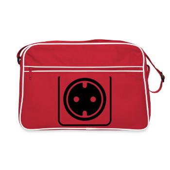 Prise icon - Sac Retro - rouge/blanc - Devant