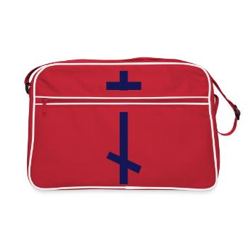 Traverser le christianisme orthodoxe russe Dieu Jésus - Sac Retro - rouge/blanc - Devant