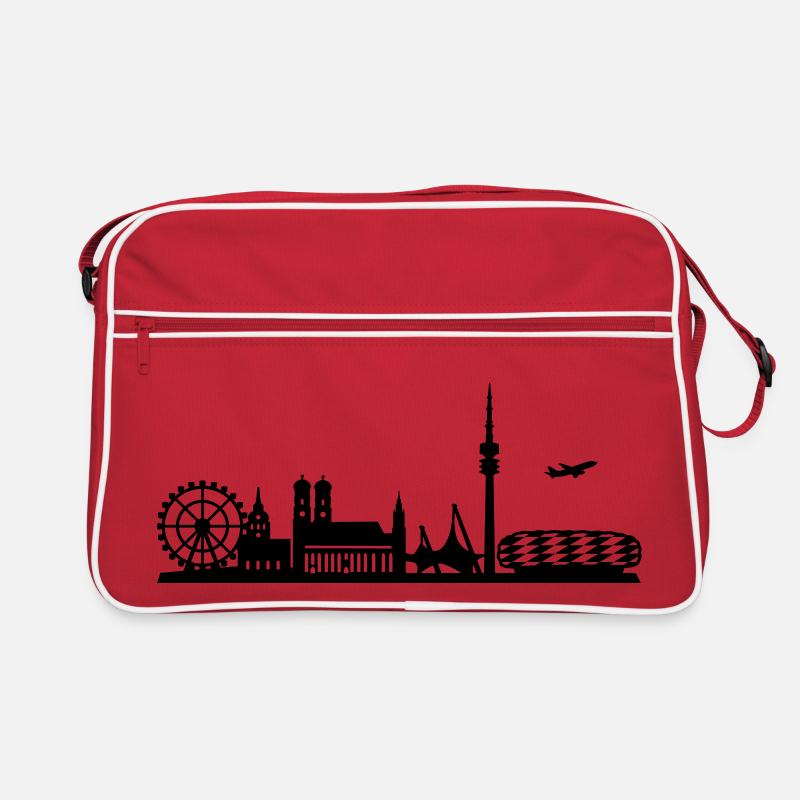 Skyline München Retro Tasche