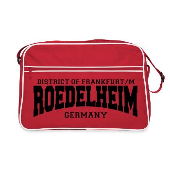 Frankfurt ROEDELHEIM - Retro Bag - red/white - Front