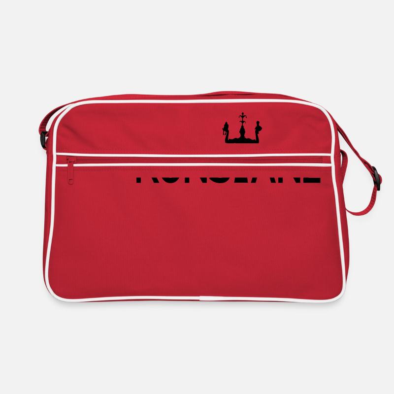 Konstanz - Retro Tasche - Rot/Weiß