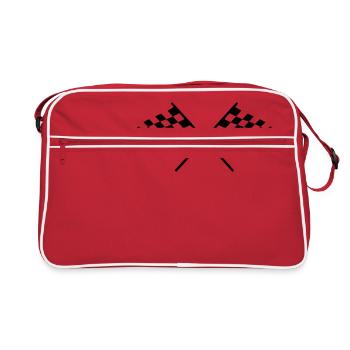 racing flags - Sac Retro - rouge/blanc - Devant
