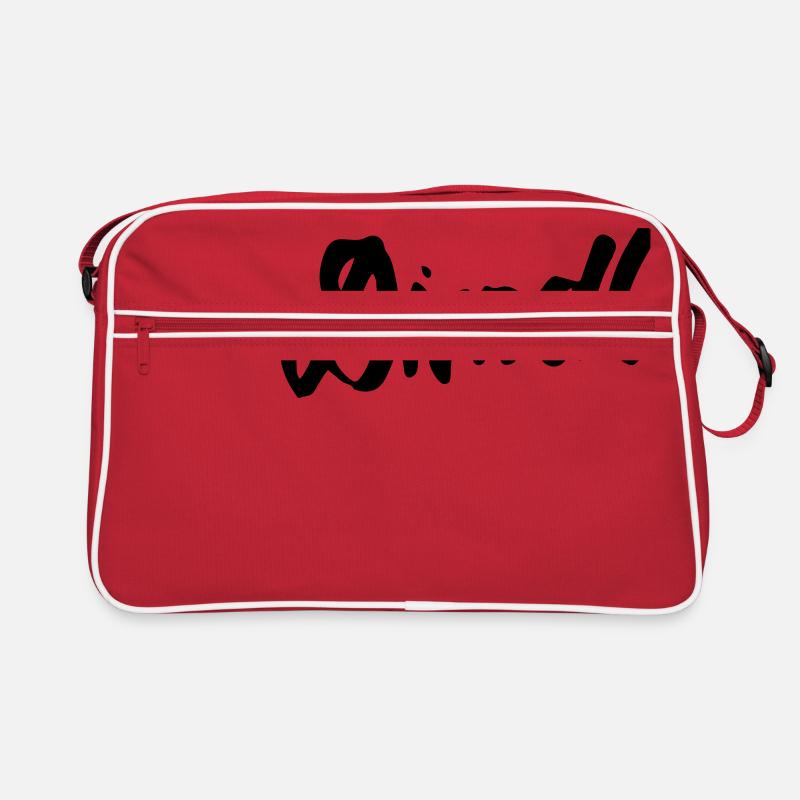 Dirndl - Retro Tasche - Rot/Weiß
