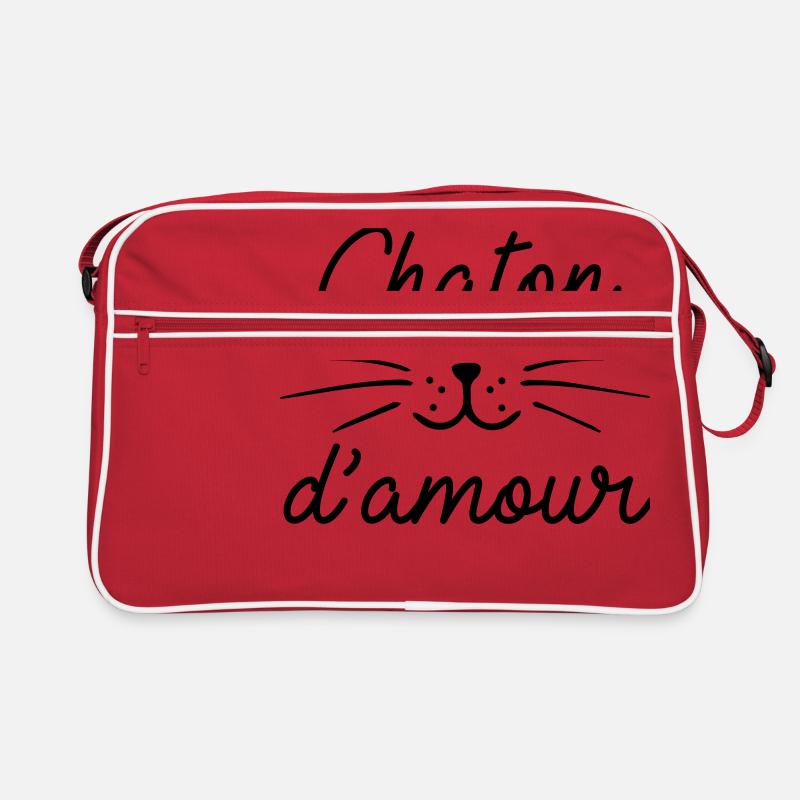 Chaton d'amour Sac Retro