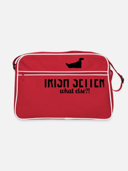 Setter whatelse - Sac Retro - rouge/blanc - Devant