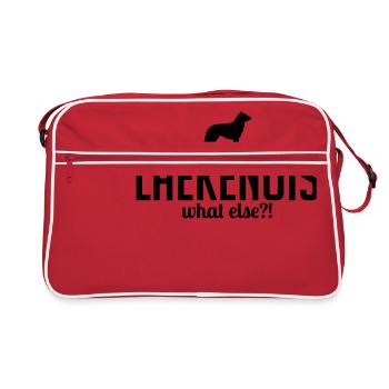 LAEKENOIS what else - Retro Bag - red/white - Front