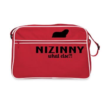 Lowland Sheepdog whatelse polonais - Sac Retro - rouge/blanc - Devant