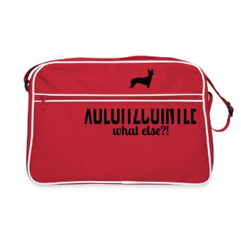 XOLOITZCUINTLE what else - Retro Bag - red/white - Front