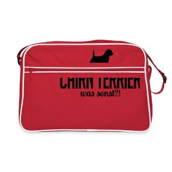 CAIRN TERRIER what else - Retro Bag - red/white - Front