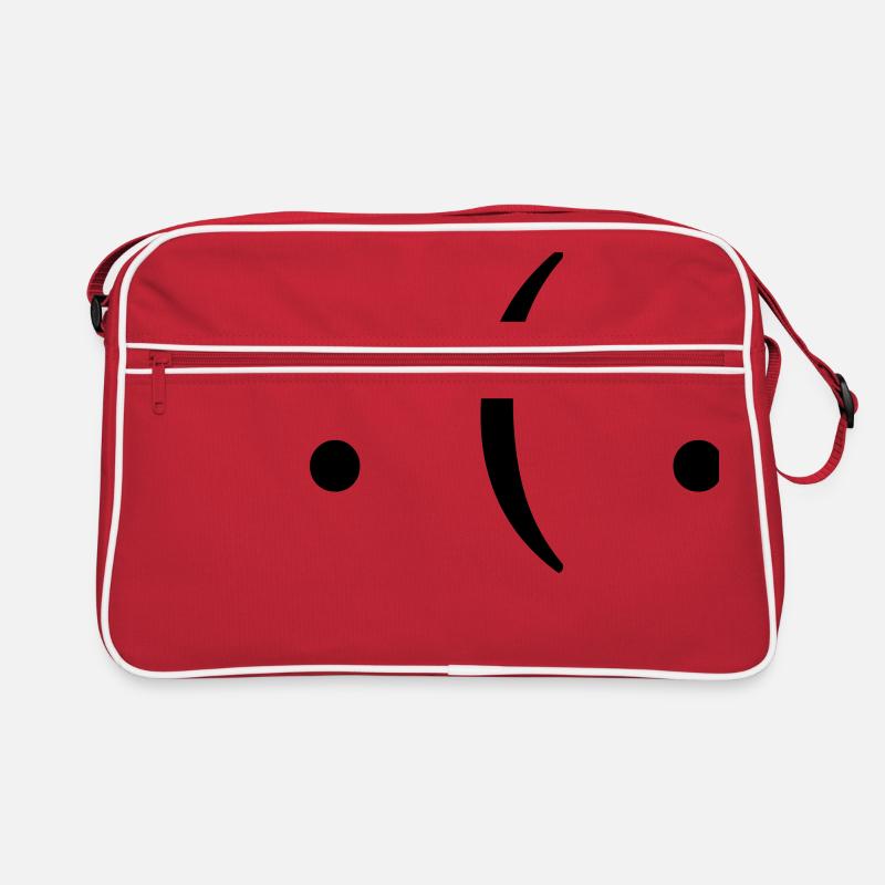 Lachen Lächeln Gute Laune Schlechte Laune Smile Retro Tasche